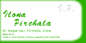 ilona pirchala business card